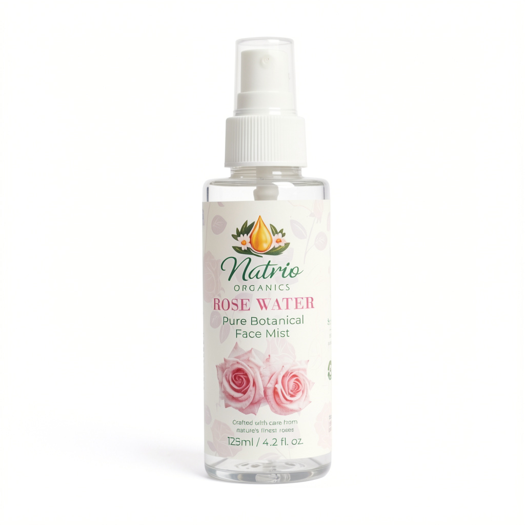 Natrio Organic Rose Water Facial Mist 125ml